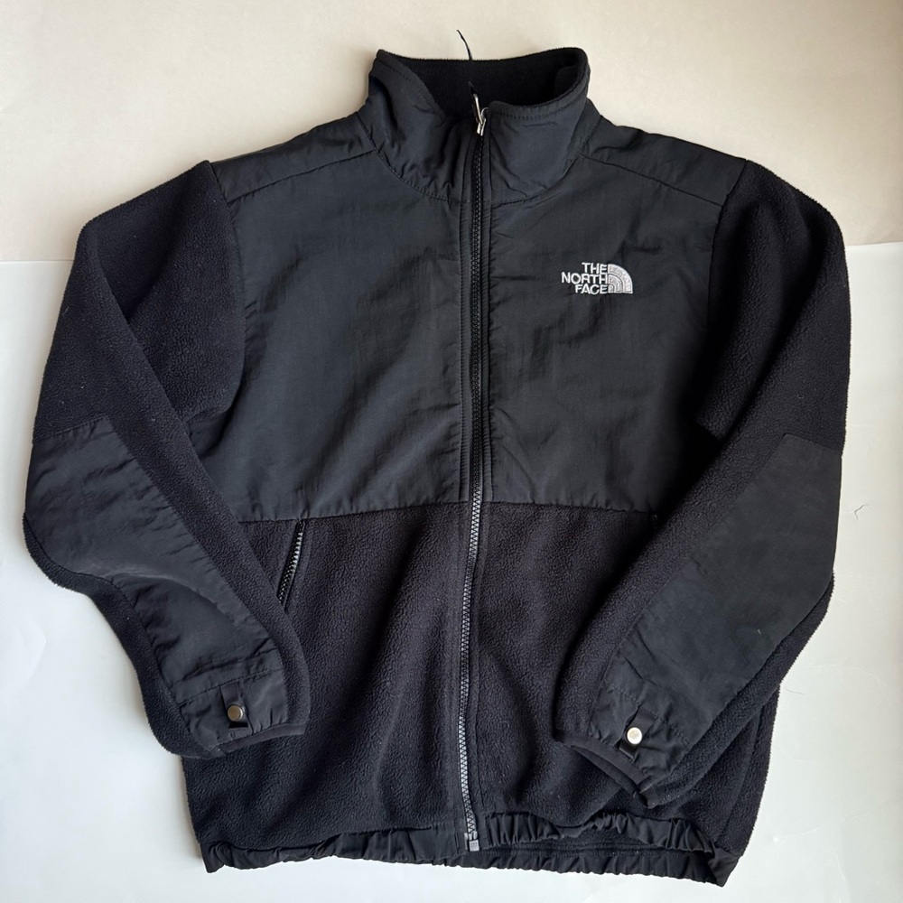 The North Face Boys Black Denali Jacket - Size Medium (10/12) (Used)